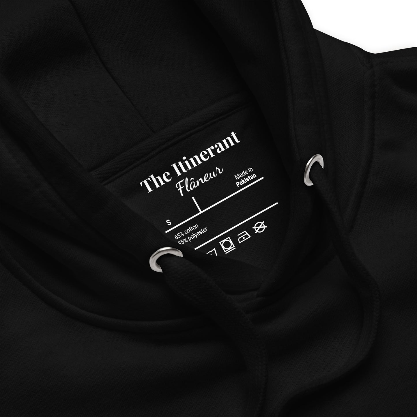 Global Is My Default Setting Monochrome Hoodie